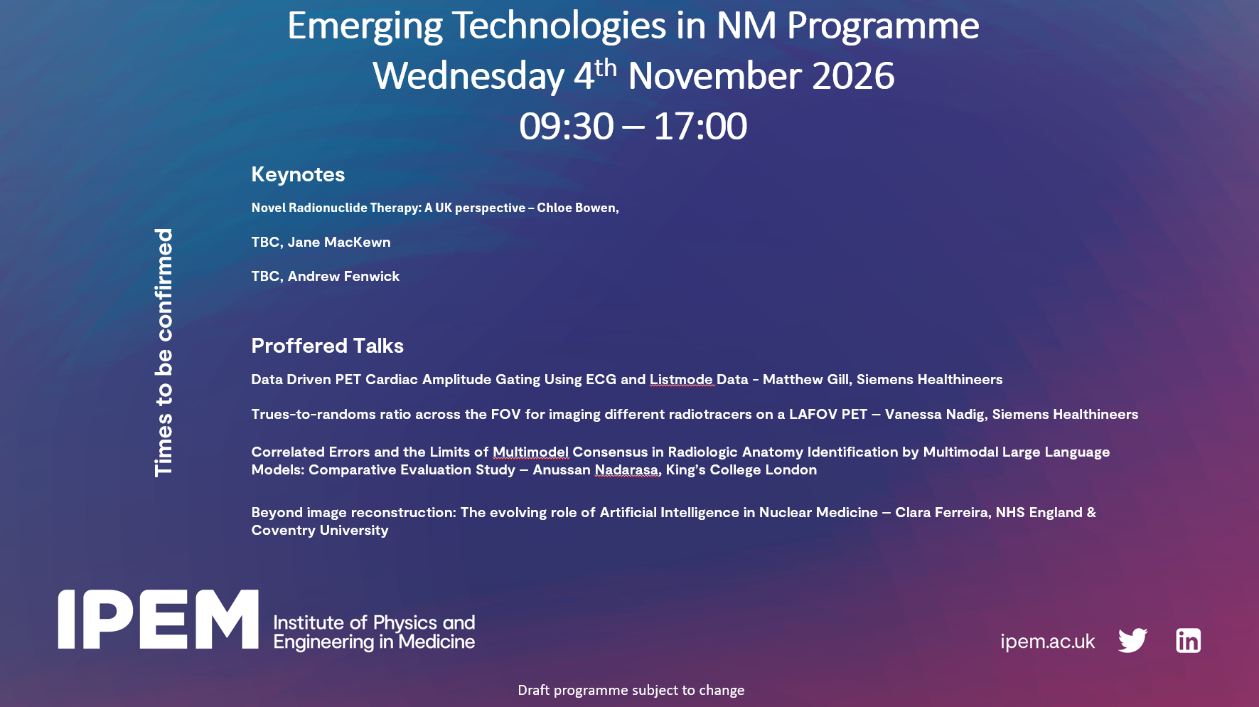 Programme