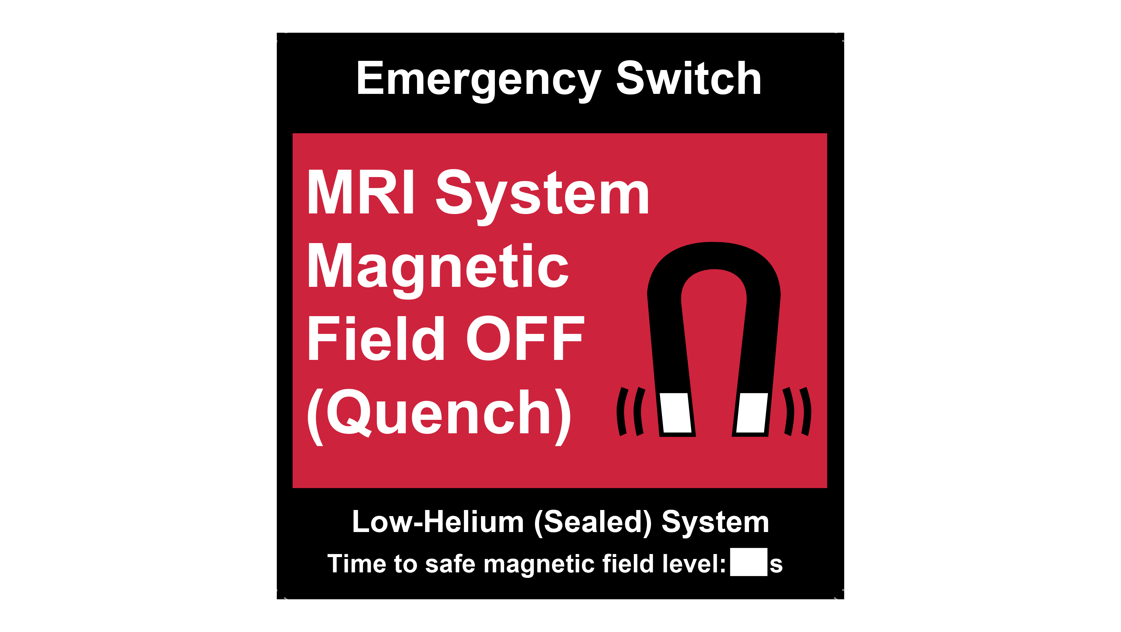 Emergency Quench Button Sealed