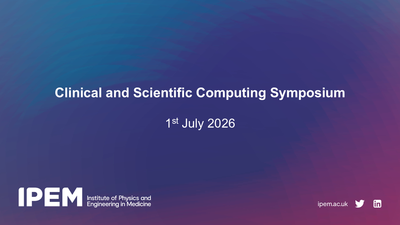 Clinical and Scientific Computing Symposium 2026