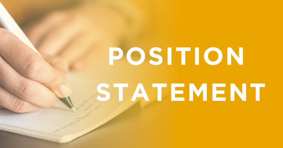 Responding to Climate Change – A Position Statement