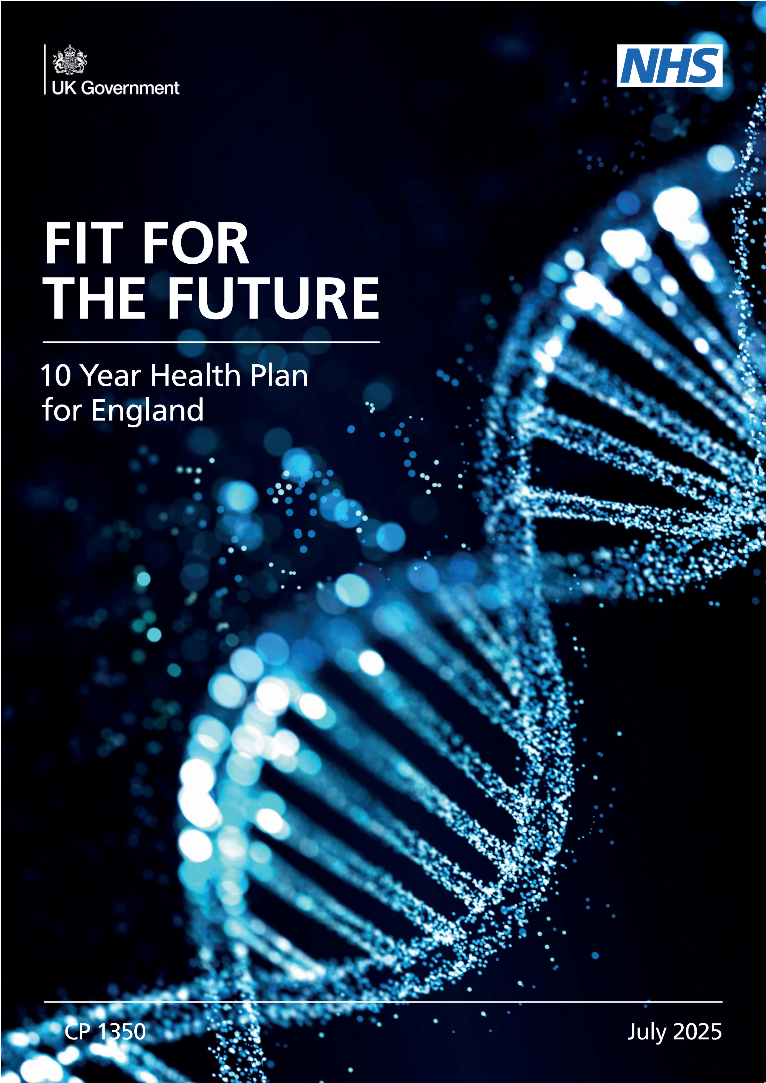 NHS 10 Year Plan front cover