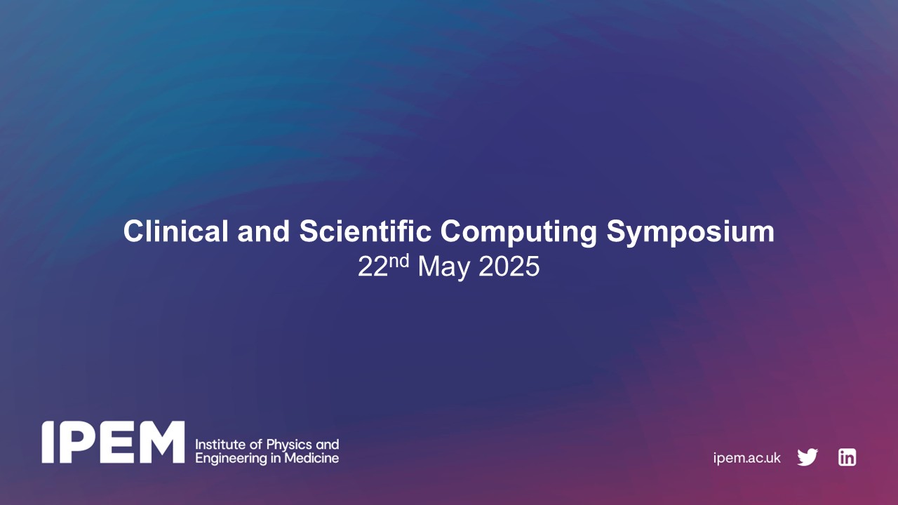 Clinical and Scientific Computing Symposium 2025